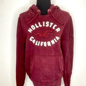 Hollister  Burgundy Hoodie
